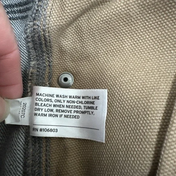 NWT Duluth Trading Men's Ballroom Flex Relaxed Fit Jeans 42x28 New w/ Tags Gray - Picture 10 of 13